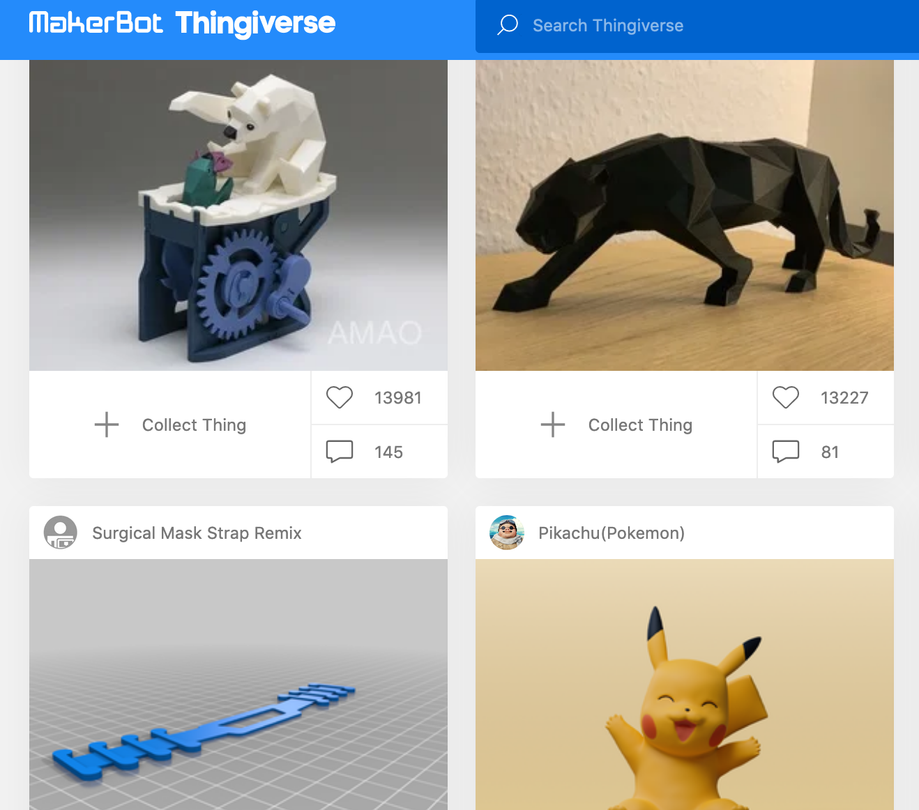 Exempel på modeller från bibliotek